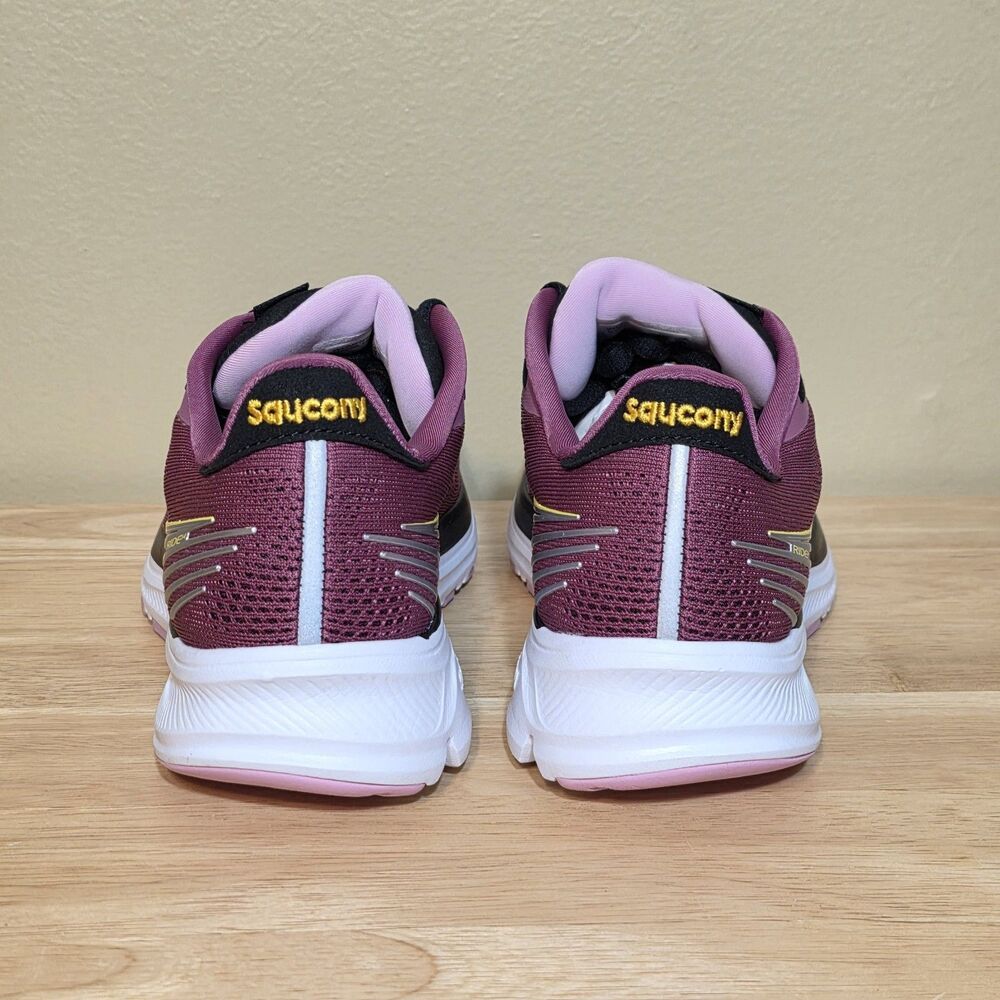 Saucony Ride 14 Running Shoes S10650-18 Quartz Vizigold Violet Women's Size 7.5 - Picture 5 of 7